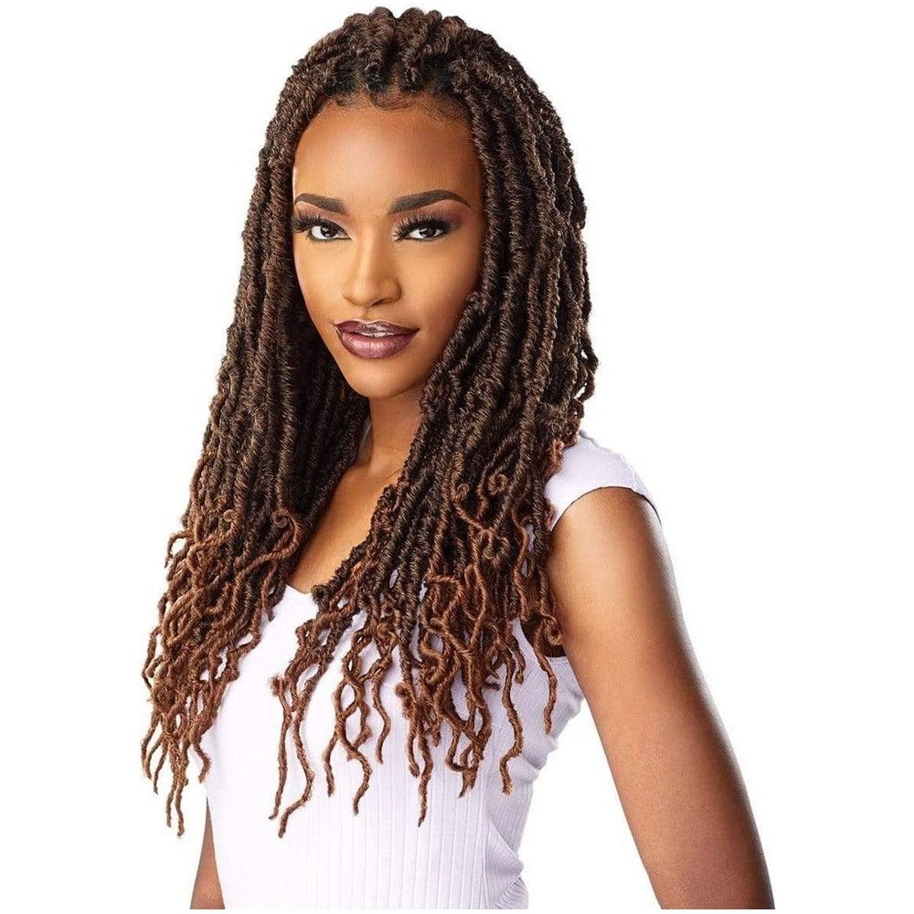 Sensationnel Lulutress Pre-Looped Crochet Braiding Hair - 3x Distressed Locs 18" - Beauty Exchange Beauty Supply