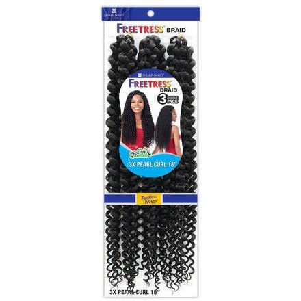 Shake-N-Go Freetress Braid Crochet - 3X Pearl Curl 18” - Beauty Exchange Beauty Supply