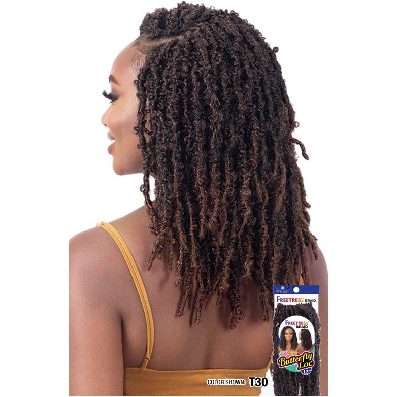 Shake-N-Go Freetress Braid Crochet - Butterfly Loc 12” - Beauty Exchange Beauty Supply