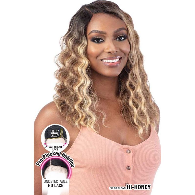 Shake-N-Go Freetress Equal Level Up Synthetic HD Lace Front Wig - Eliana - Beauty Exchange Beauty Supply