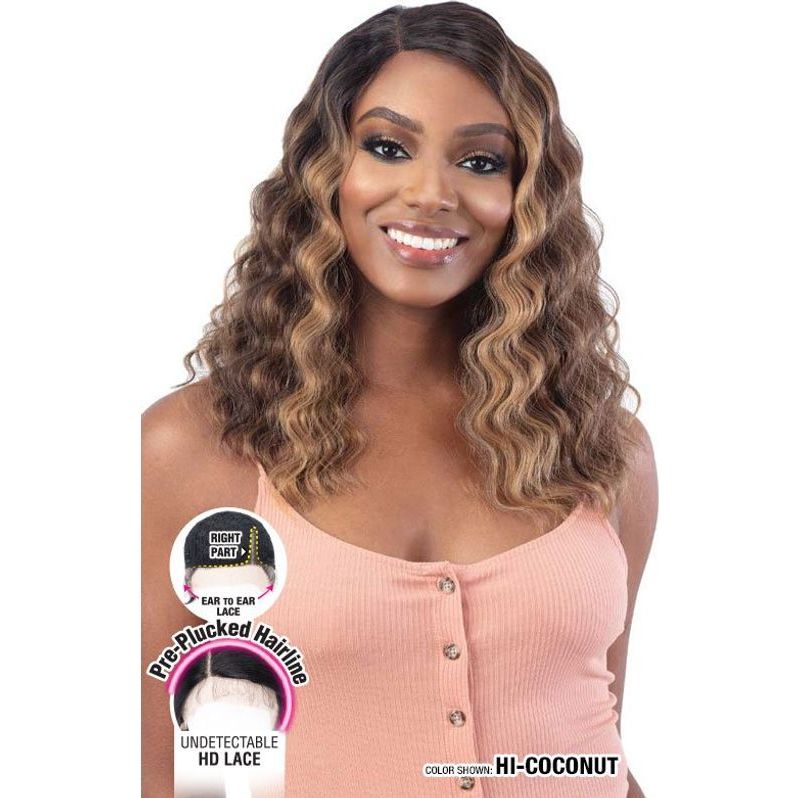 Shake-N-Go Freetress Equal Level Up Synthetic HD Lace Front Wig - Eliana - Beauty Exchange Beauty Supply