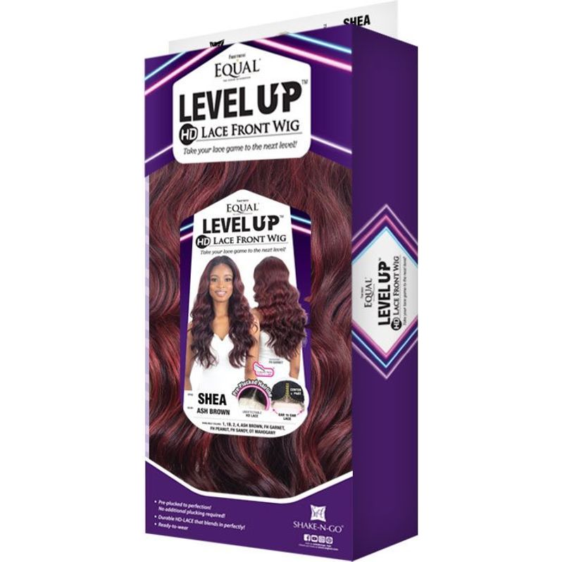 Shake-N-Go Freetress Equal Level Up Synthetic HD Lace Front Wig - Shea - Beauty Exchange Beauty Supply