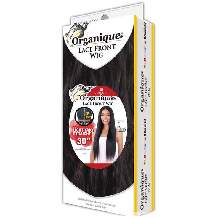 Shake-N-Go Organique Synthetic Lace Front Wig - Light Yaky Straight 30" - Beauty Exchange Beauty Supply