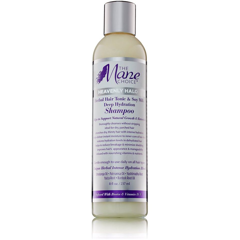 The Mane Choice Heavenly Halo Herbal Hair Tonic & Soy Milk Deep Hydration Shampoo 8oz - Beauty Exchange Beauty Supply