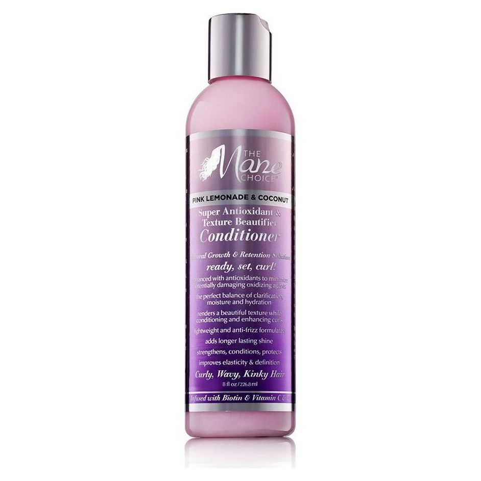 The Mane Choice Pink Lemonade & Coconut Super Antioxidant & Texture Beautifier Conditioner 8oz - Beauty Exchange Beauty Supply