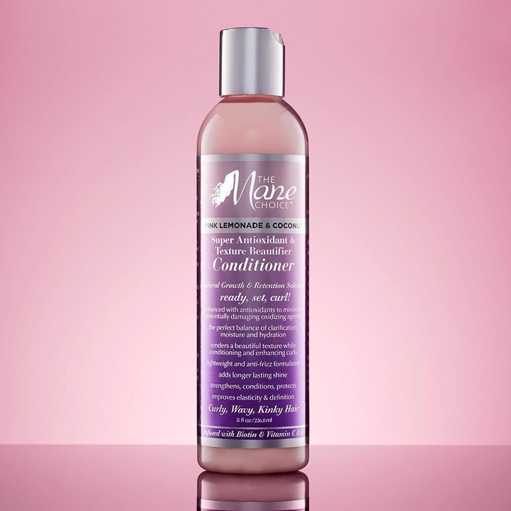 The Mane Choice Pink Lemonade & Coconut Super Antioxidant & Texture Beautifier Conditioner 8oz - Beauty Exchange Beauty Supply