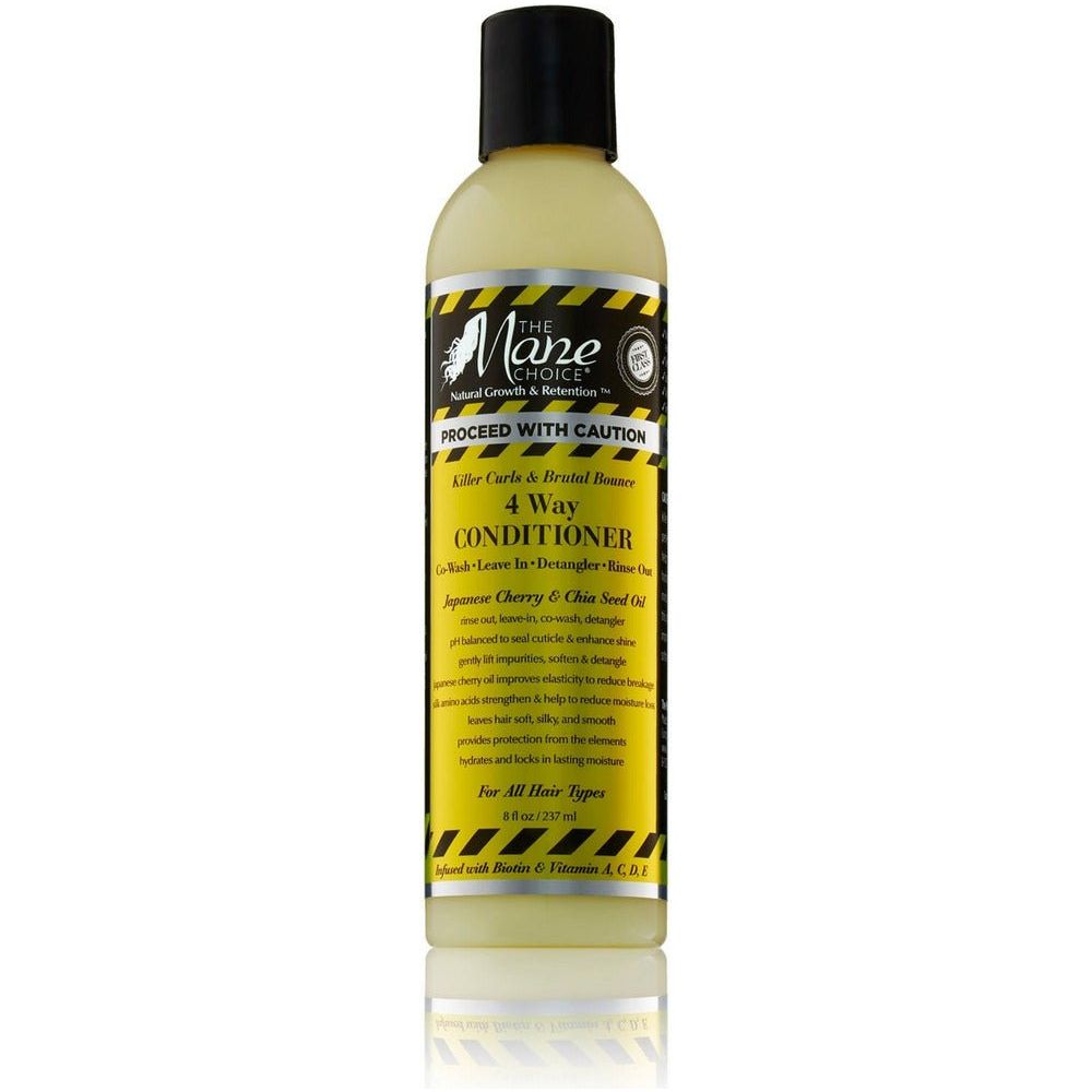 The Mane Choice Proceed with Caution 4 Way Conditioner 8oz - Beauty Exchange Beauty Supply