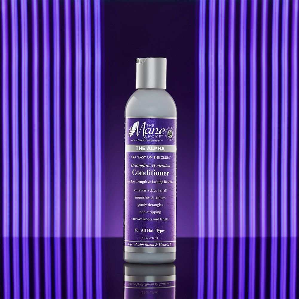 The Mane Choice The Alpha Easy On The Curls Detangling Hydration Conditioner 8oz - Beauty Exchange Beauty Supply