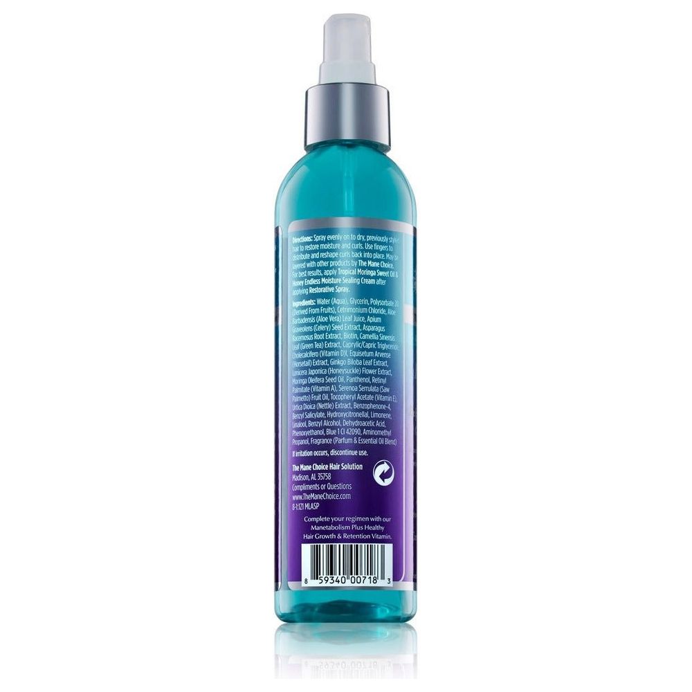 The Mane Choice Tropical Moringa Sweet Oil & Honey Endless Moisture Restorative Spray 8oz - Beauty Exchange Beauty Supply